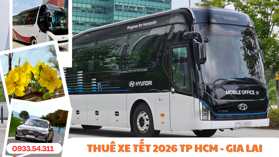 Thuê xe Tết 2026 Gia Lai
