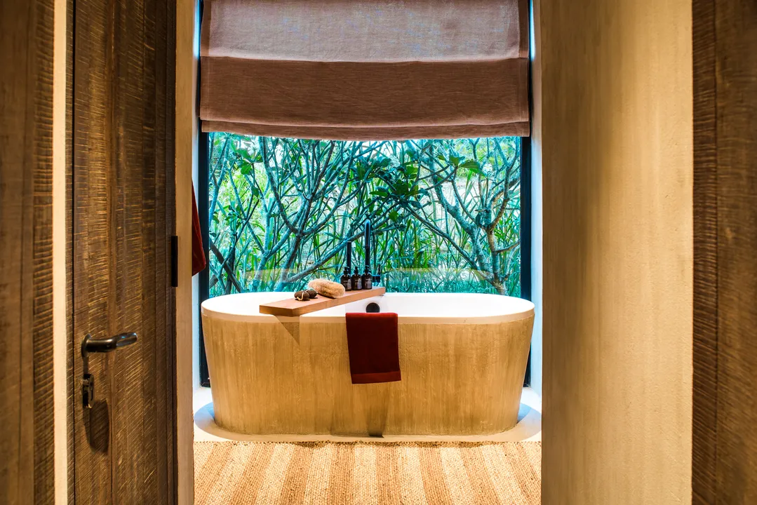 Nội thất phòng tắm tại Zannier Bãi San Hô Việt Nam